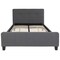 Flash Furniture Full Size Dk Gray Fabric Platform Bed & Mattress HG-BM10-30-GG - alternate 8